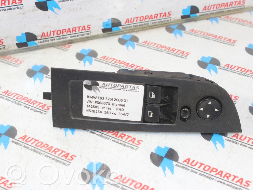 BMW 3 E92 E93 Interruptor del elevalunas eléctrico 