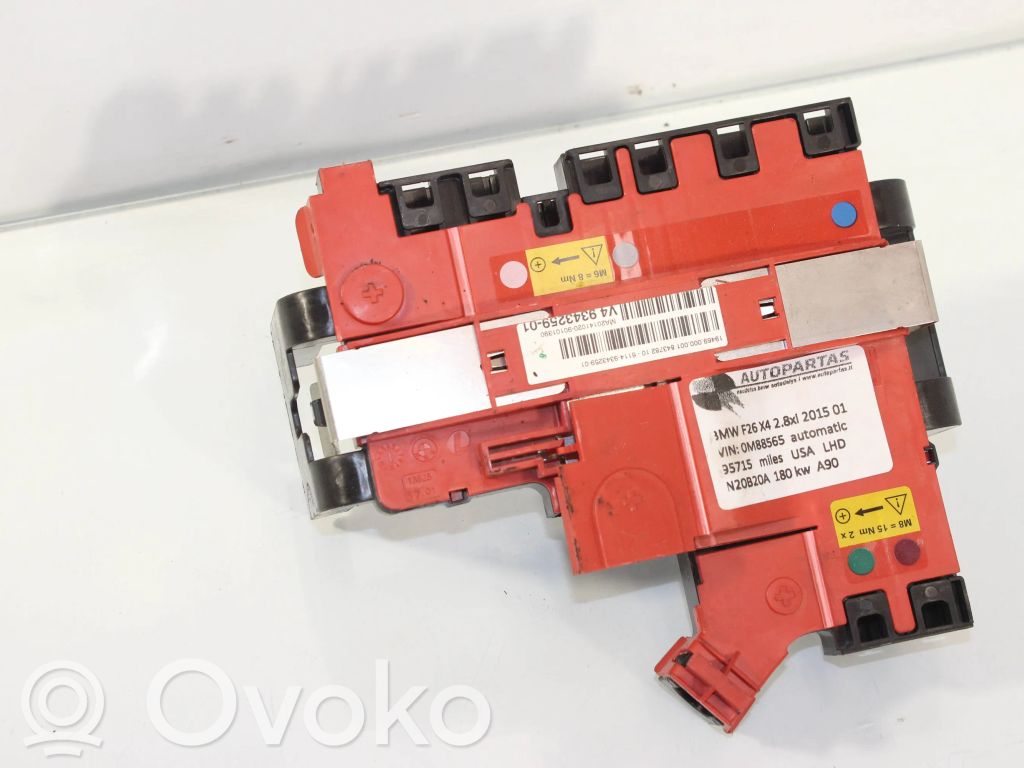 BMW X4 F26 Cableado positivo 