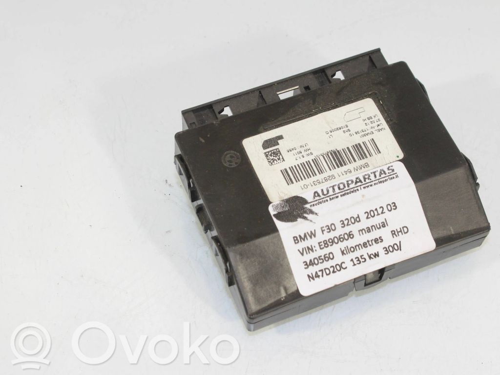 BMW 3 F30 F35 F31 Air conditioning/heating control unit 