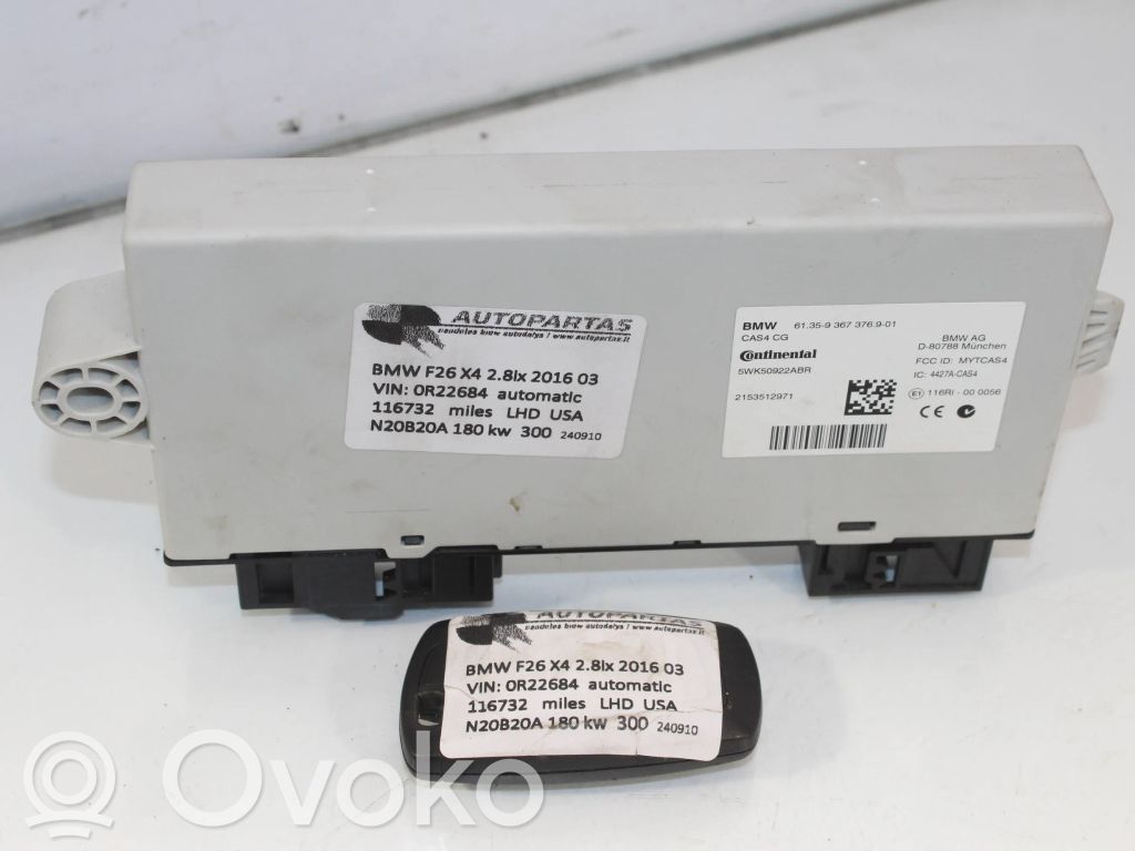 BMW X4 F26 Unitate/modul de comandă CAS 