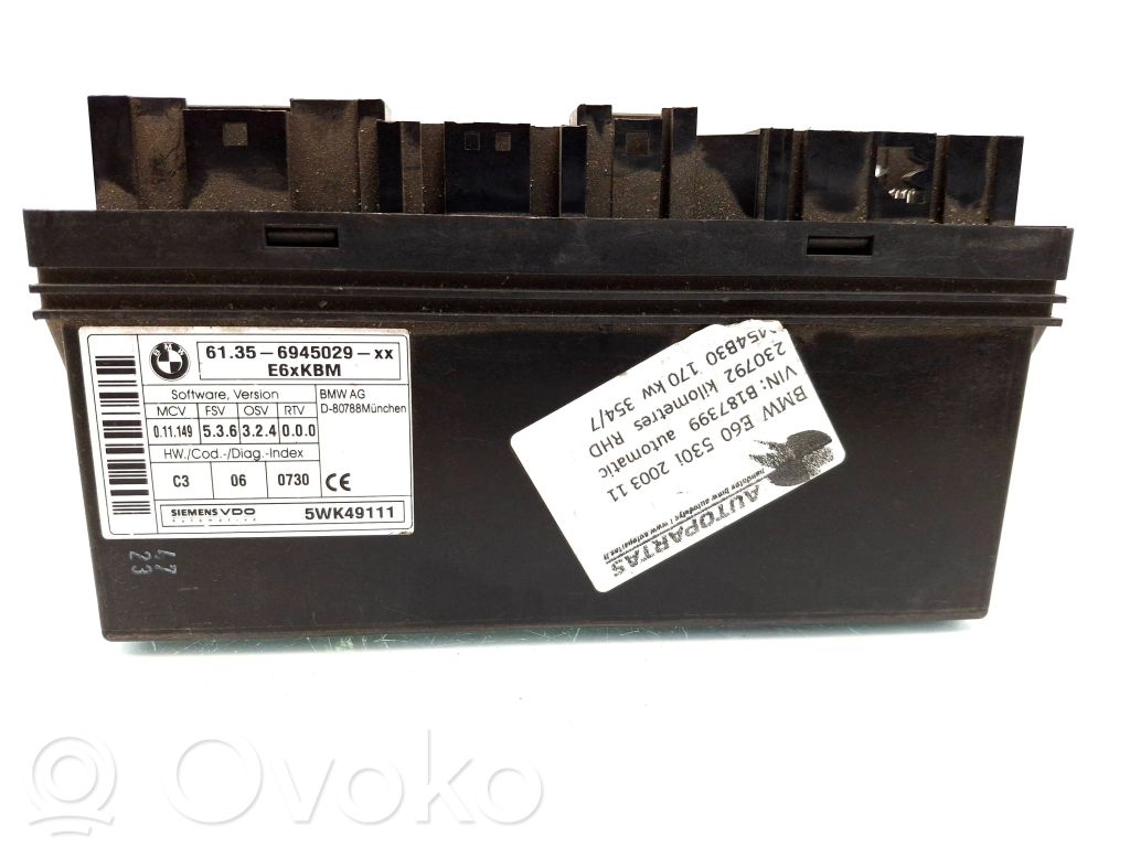 BMW 5 E60 E61 Comfort/convenience module 