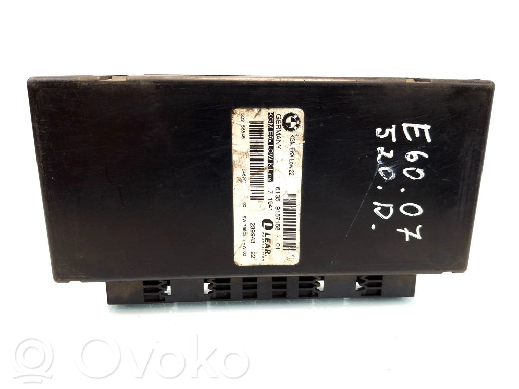 BMW 5 E60 E61 Comfort/convenience module 