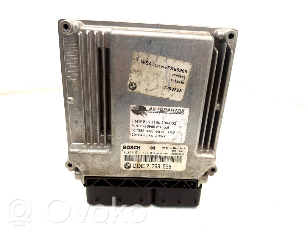 BMW 3 E46 Engine control unit/module 