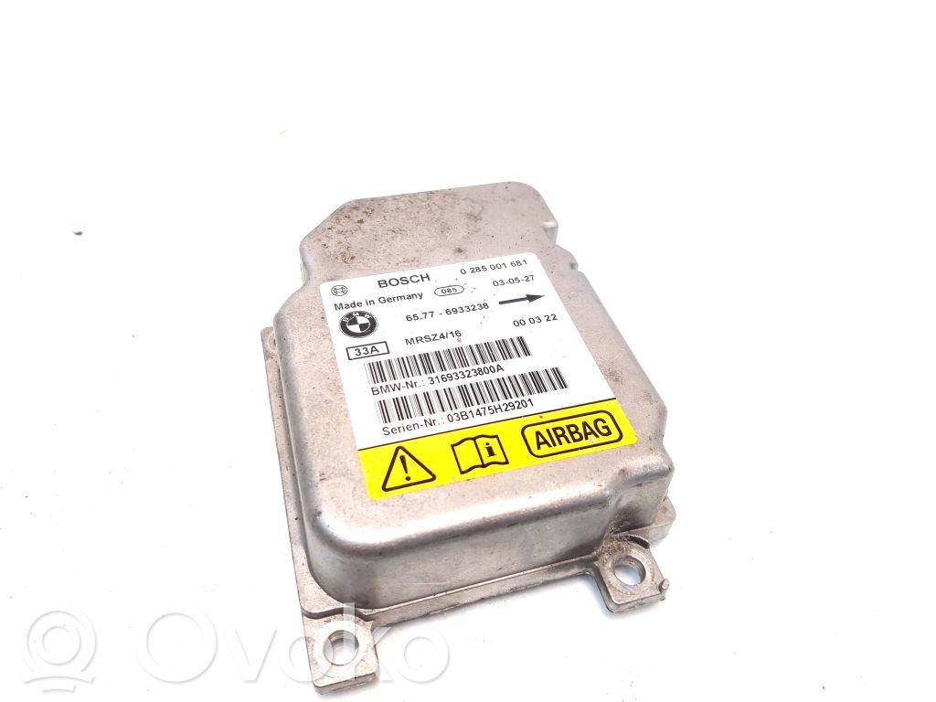 Airbag control unit/module   6933238,0285001681,31693323800A