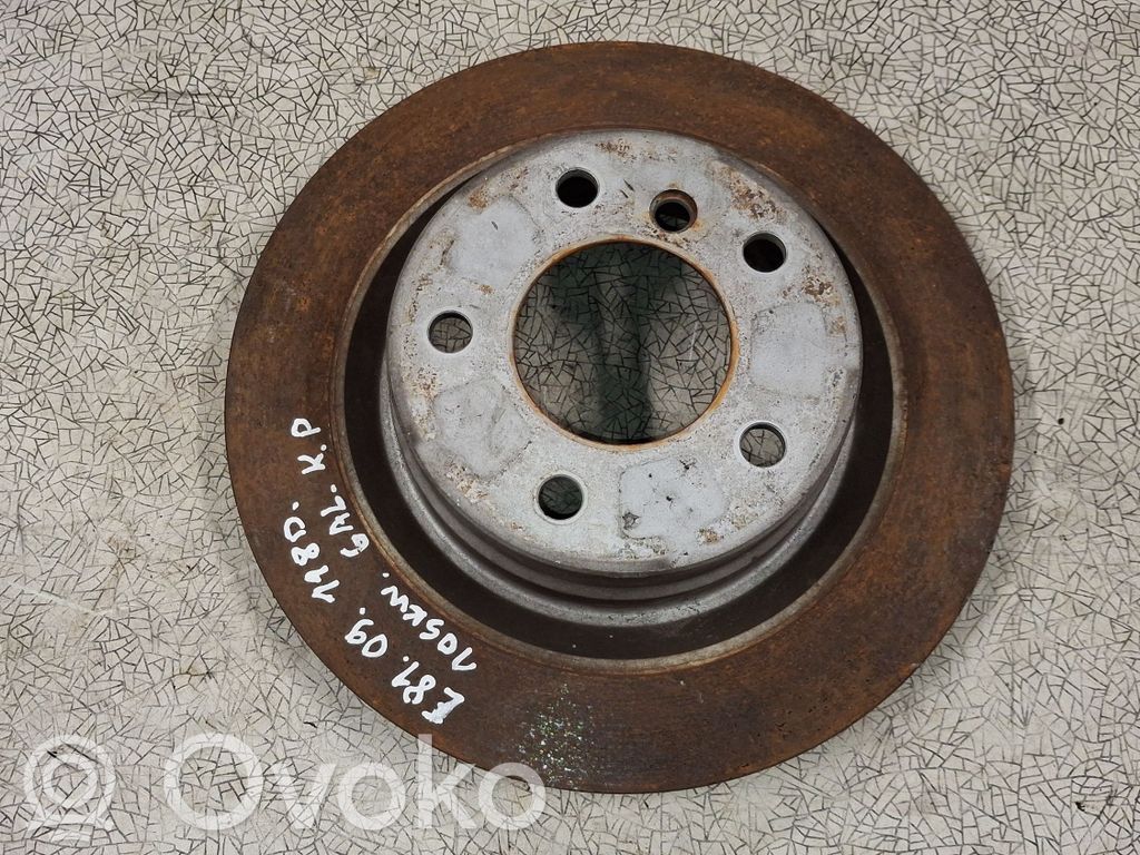 BMW 1 E81 E87 Rear brake disc 