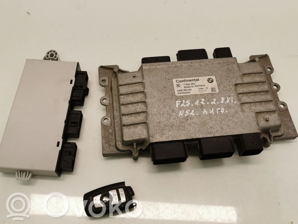 BMW X3 F25 Engine ECU kit and lock set 