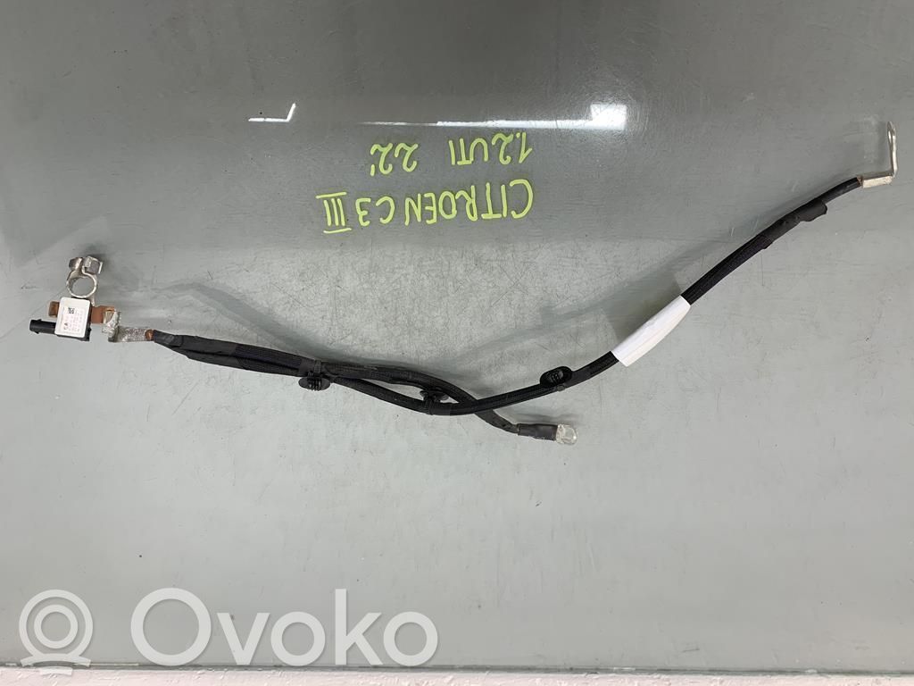Negative earth cable (battery)   9842629180,9842629180