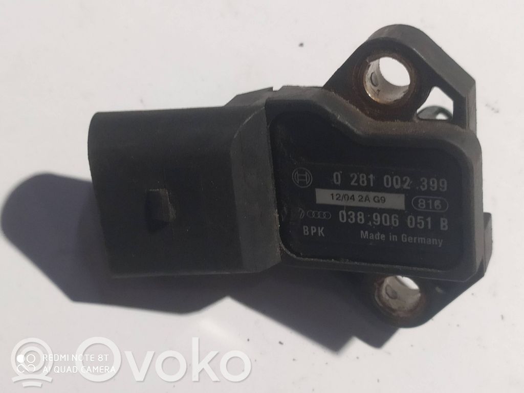 Audi A6 S6 C6 4F Czujnik ciśnienia powietrza 