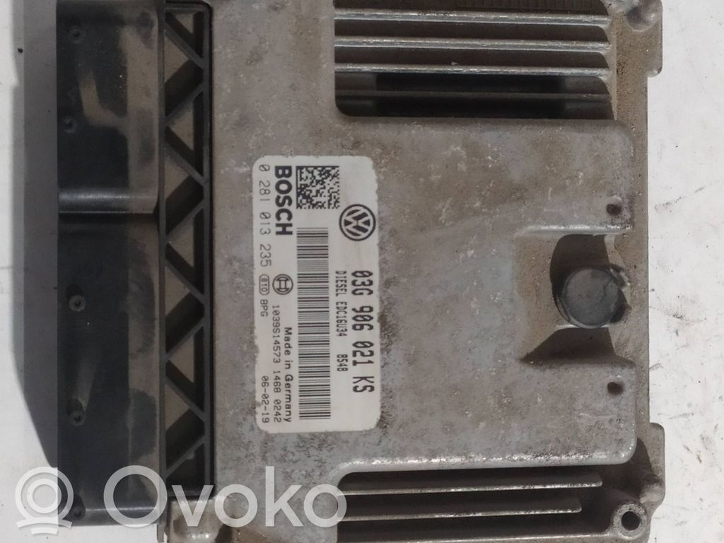 Engine control unit/module   03G906021KS,0281013235