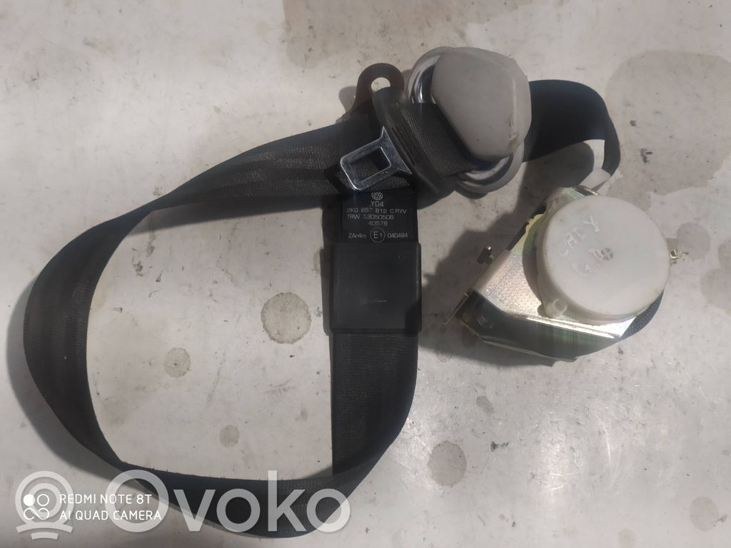 Volkswagen Caddy Pas bezpieczeństwa fotela tylnego 