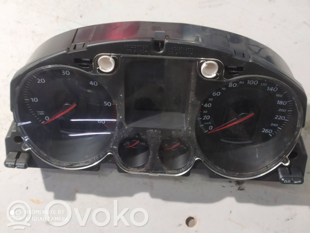 Volkswagen PASSAT B6 Tachimetro (quadro strumenti) 