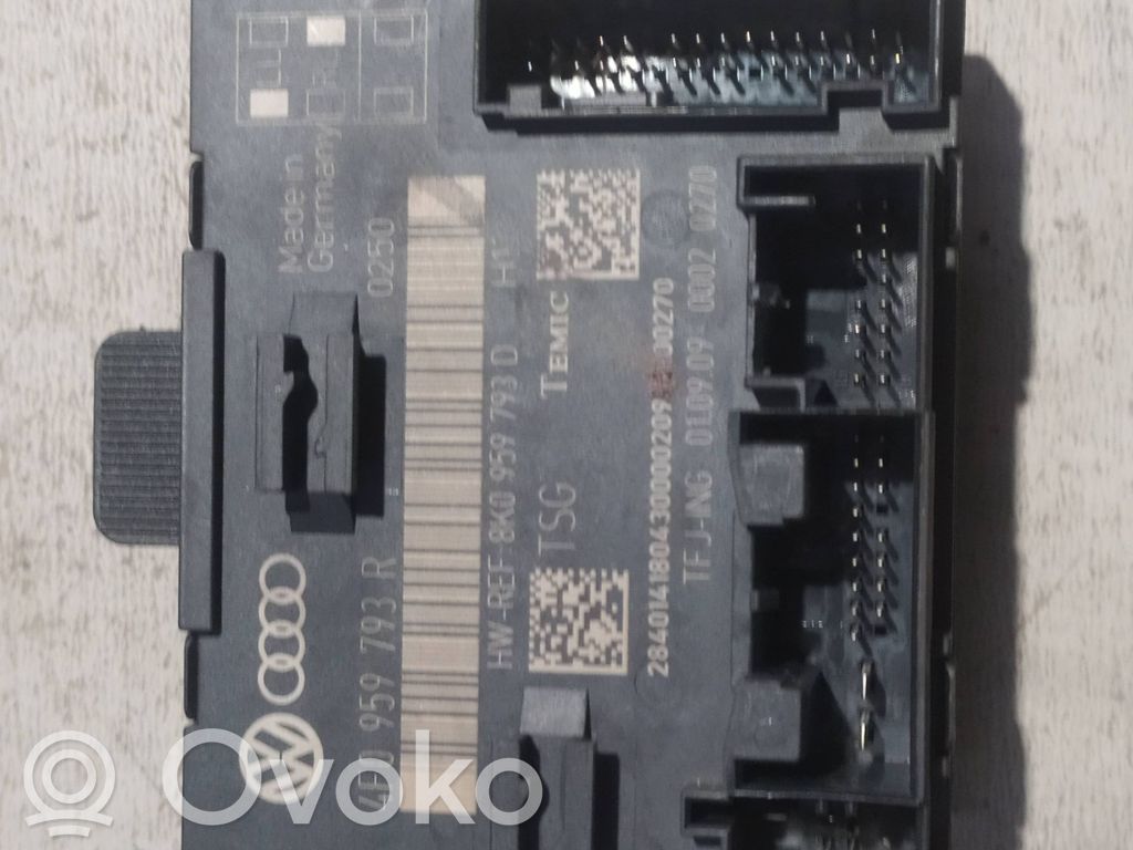 Unité de commande module de porte   4F0959793R,8K0959793D