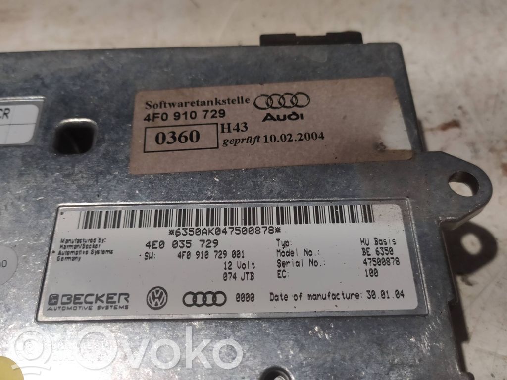 Audi A6 S6 C6 4F MMI control unit 