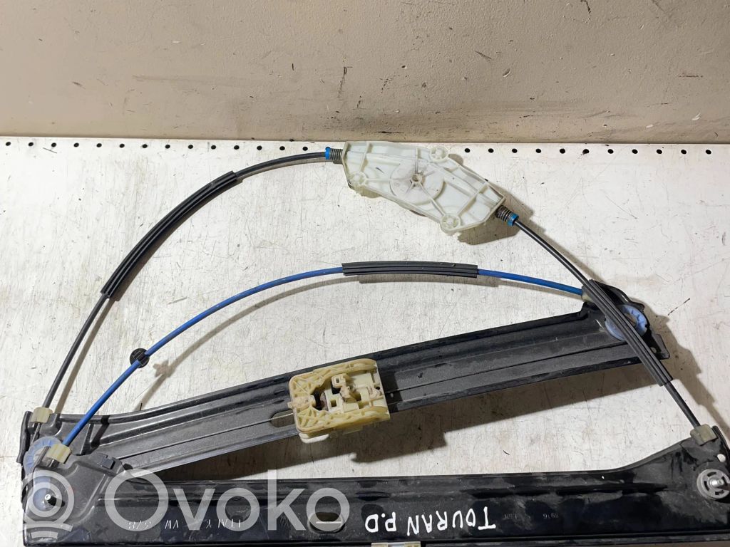 Volkswagen Touran II Mechanizm podnoszenia szyby przedniej bez silnika 