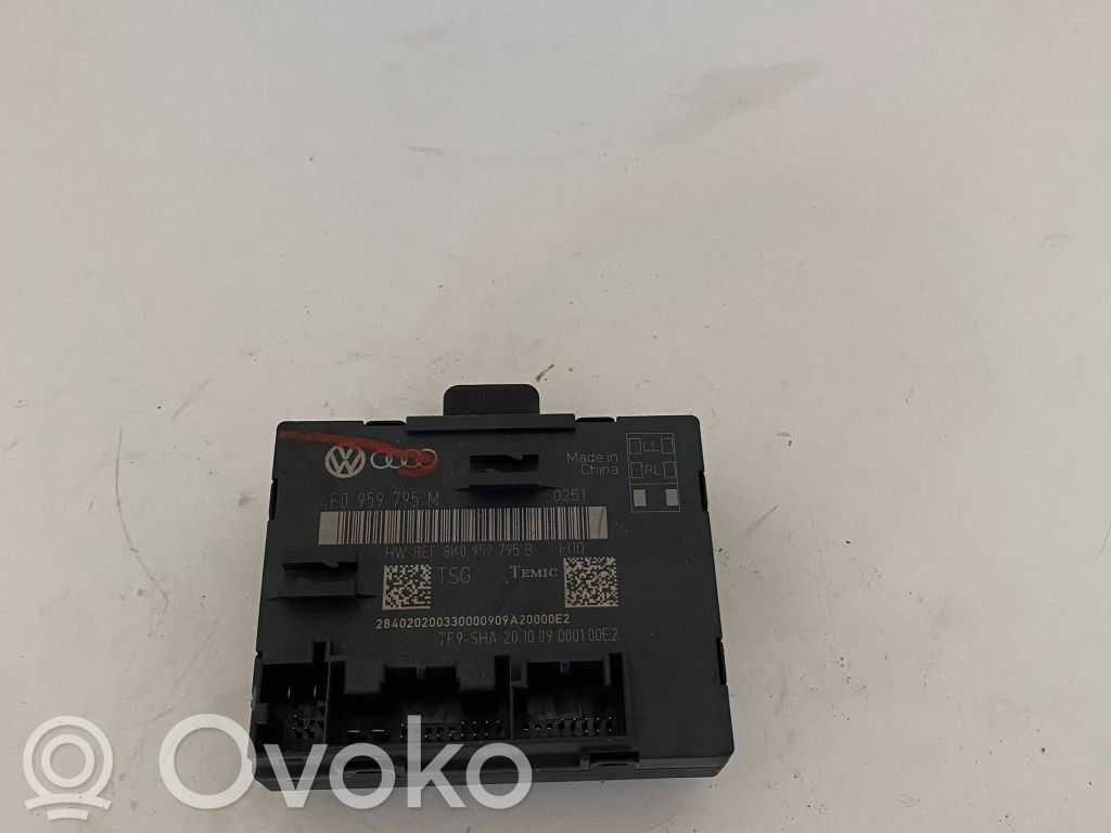 Unité de commande module de porte   4F0959795M,8K0959795B
