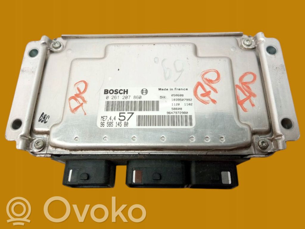 Citroen C3 Pluriel Engine control unit/module 