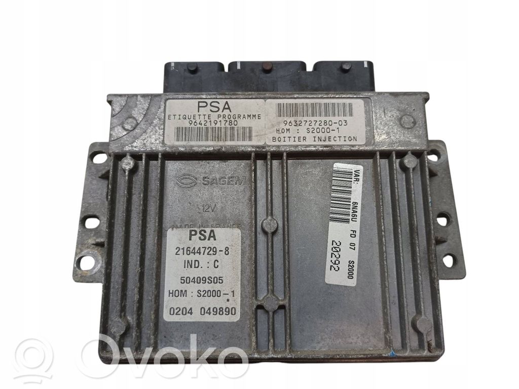 Citroen Xsara Picasso Engine control unit/module 