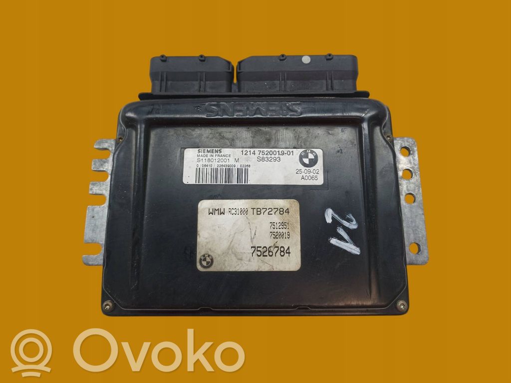 Mini One - Cooper R50 - 53 Engine control unit/module 