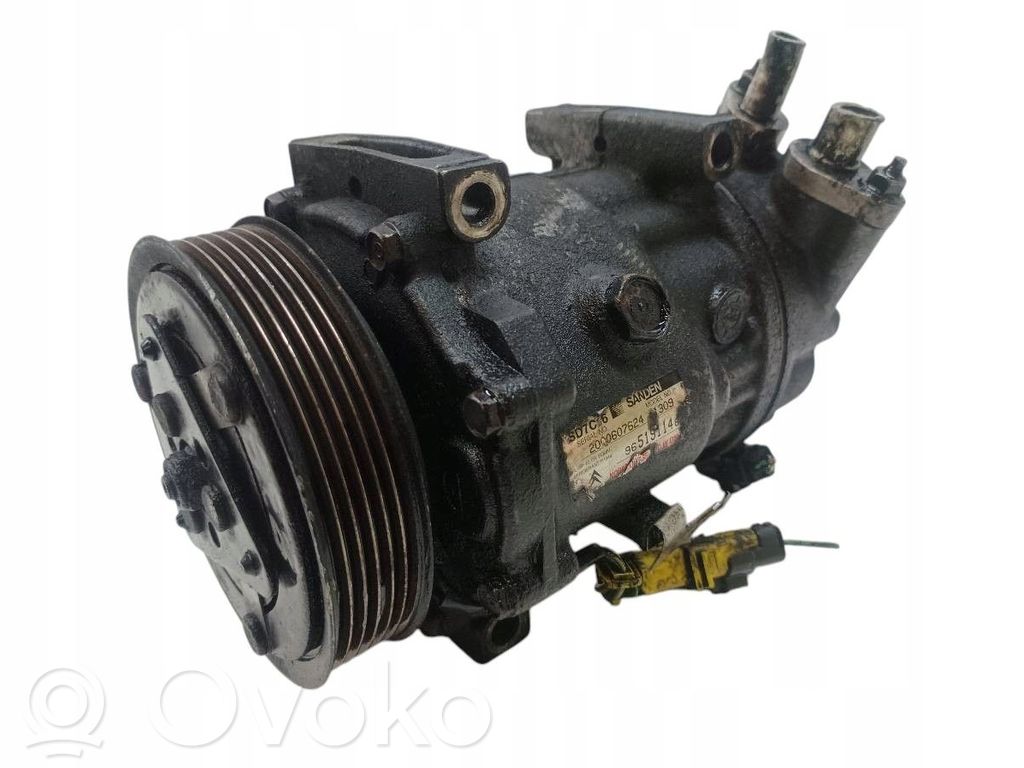 Peugeot 407 Ilmastointilaitteen kompressorin pumppu (A/C) 