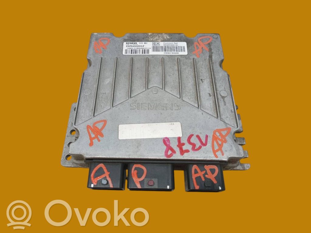 Peugeot 307 Variklio valdymo blokas 