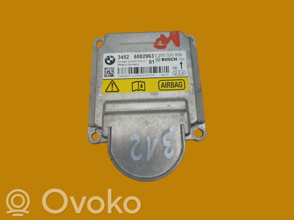 BMW 5 F10 F11 Sterownik / Moduł Airbag 