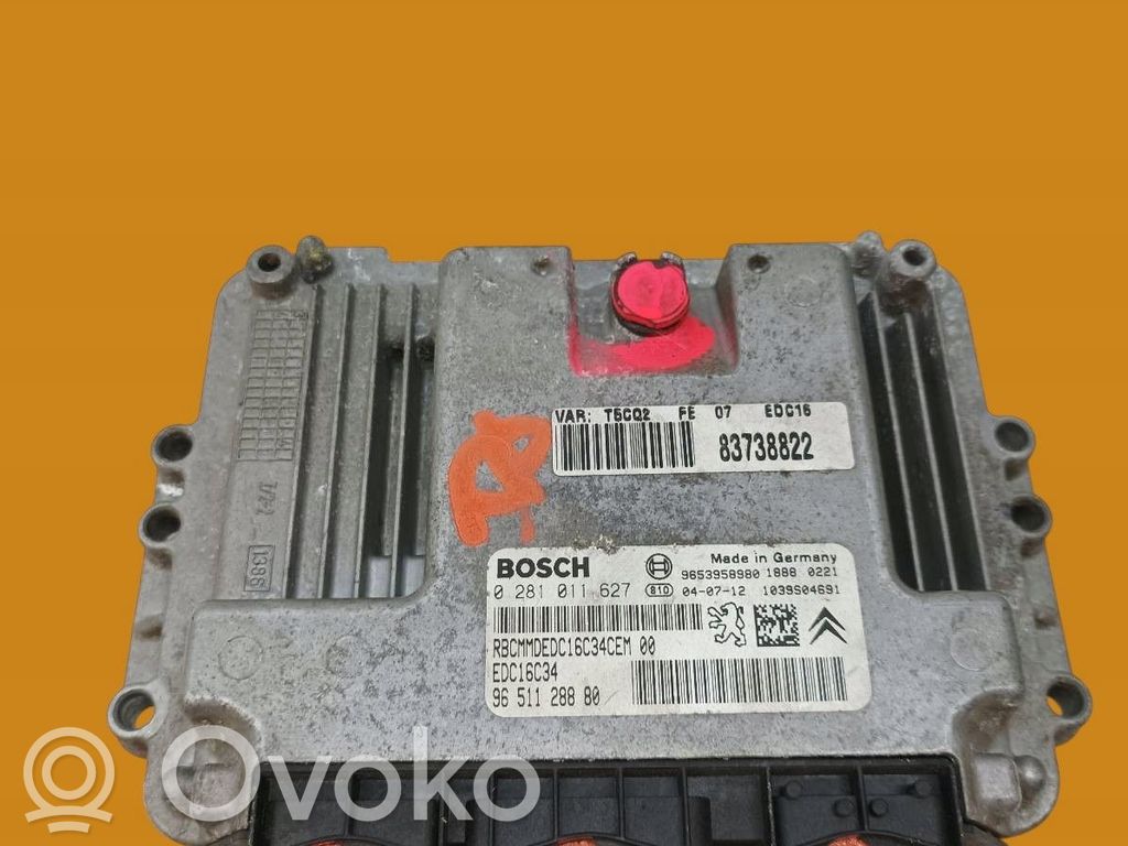 Citroen C4 I Engine control unit/module 