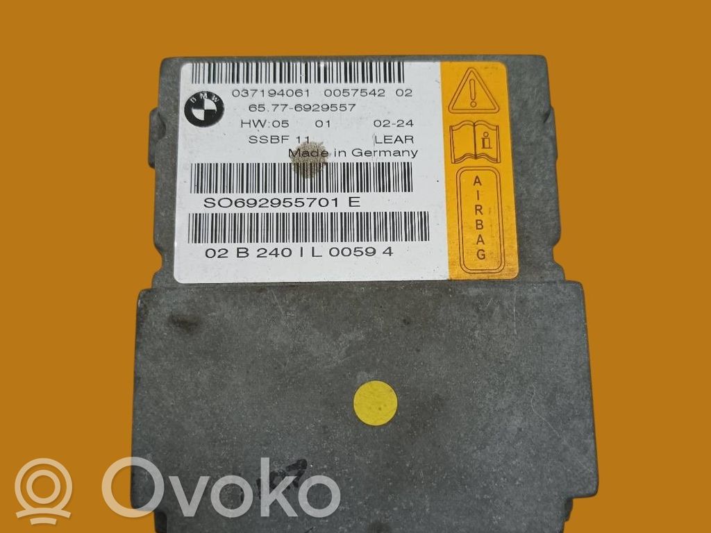 Unidad de control/módulo del Airbag   6929557