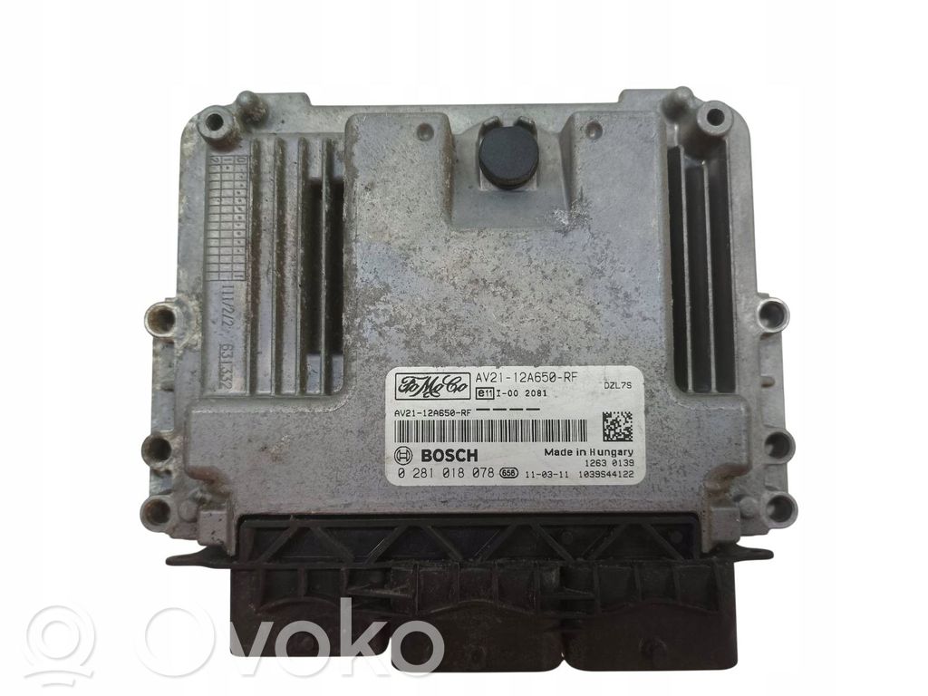 Ford Fiesta Engine control unit/module 