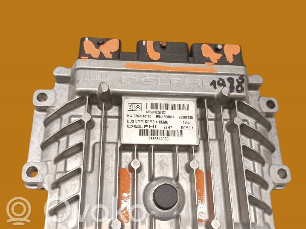 Peugeot 407 Engine control unit/module 