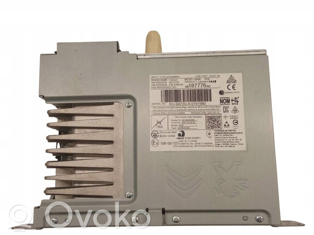 Peugeot Expert Radio / CD-Player / DVD-Player / Navigation 