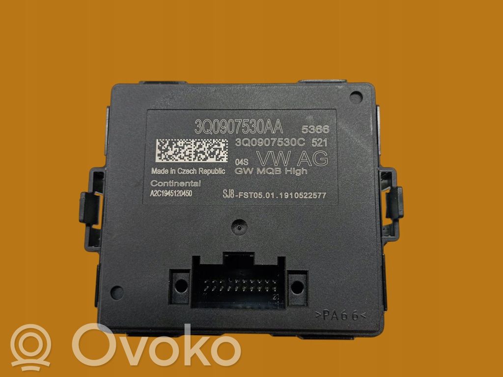 Skoda Superb B8 (3V) Other control units/modules 