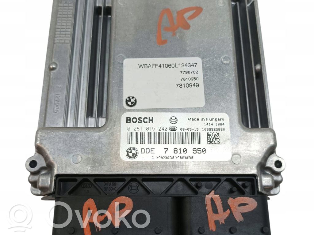BMW X5 E70 Engine control unit/module 