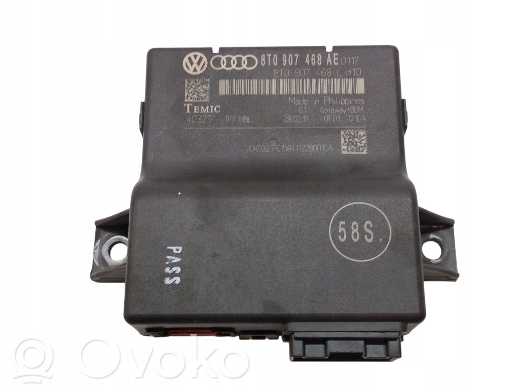 Audi A4 S4 B8 8K Otras unidades de control/módulos 