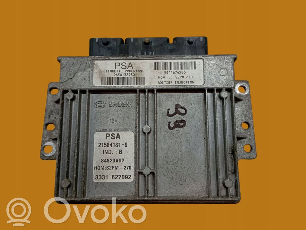 Citroen Xsara Picasso Engine control unit/module 