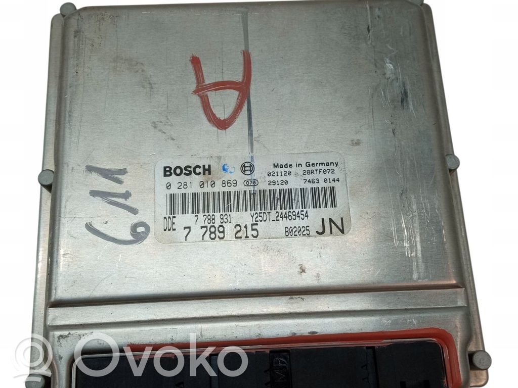 Opel Omega B2 Unidad de control/módulo del motor 