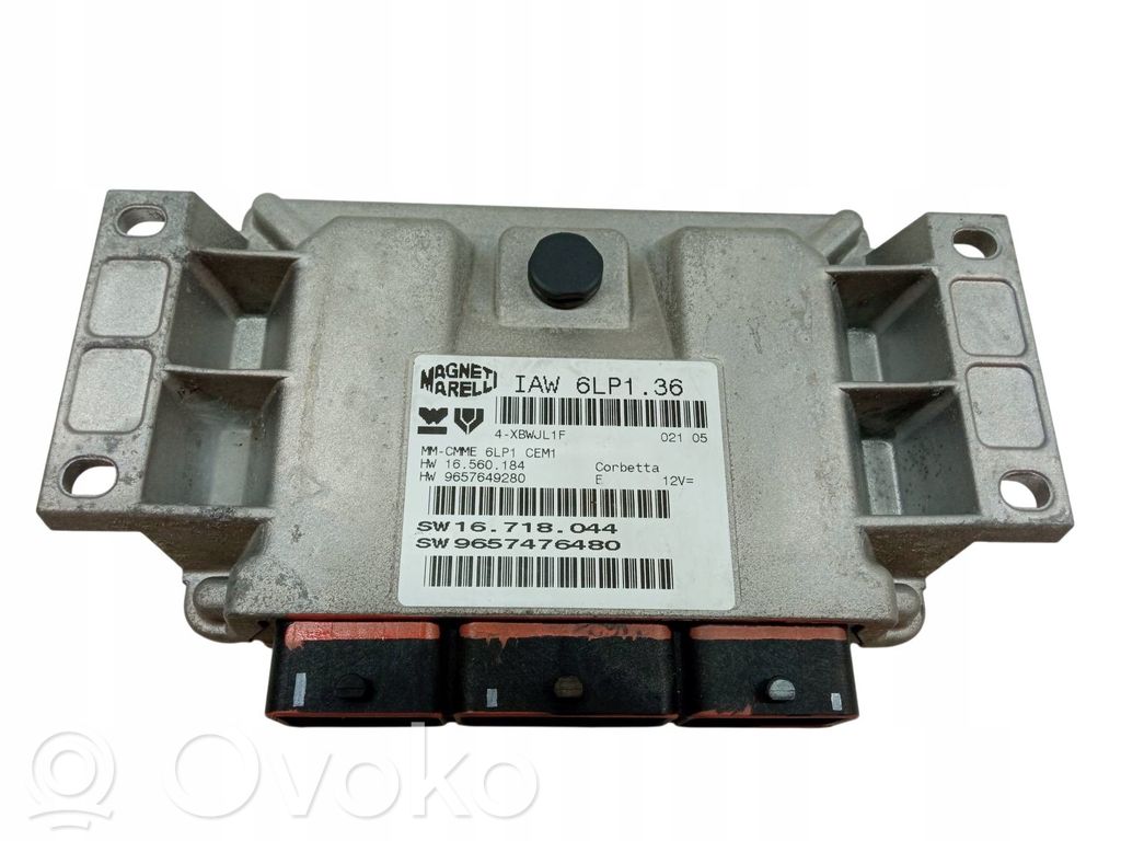 Engine control unit/module   9657476480,136KM,HDI,IAW6LP136