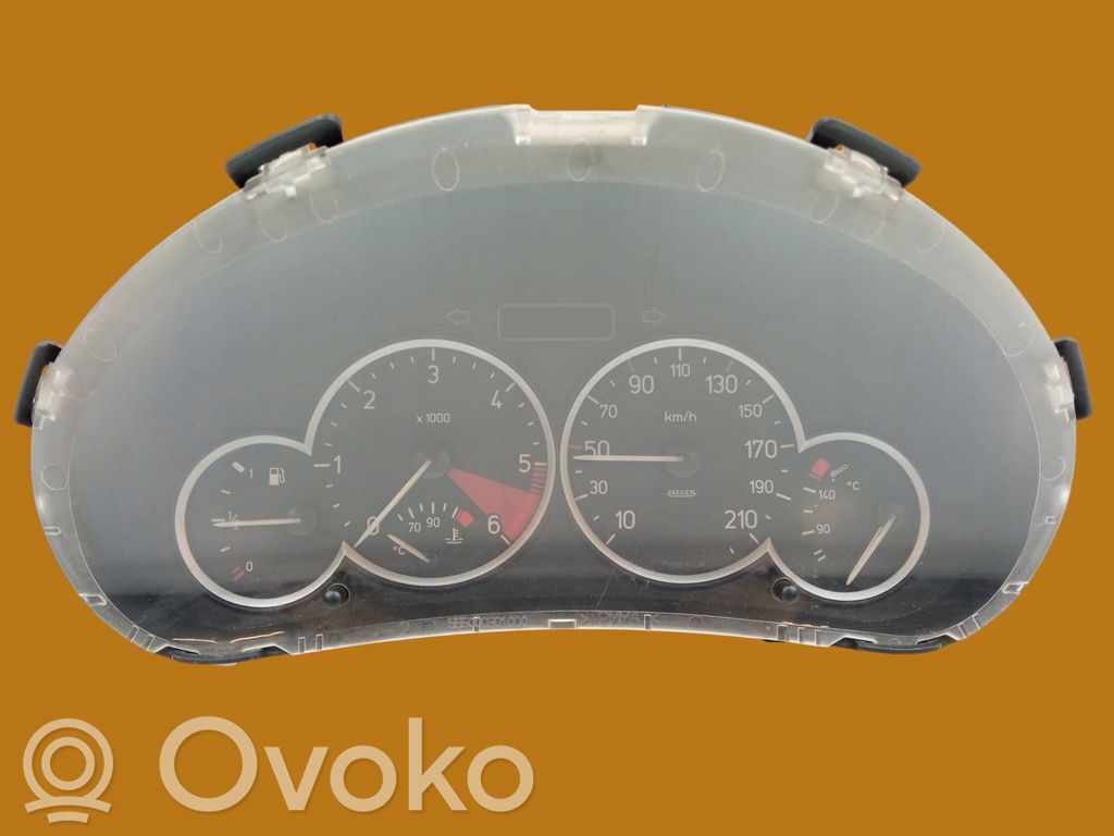 Peugeot 206 Spidometras (prietaisų skydelis) 