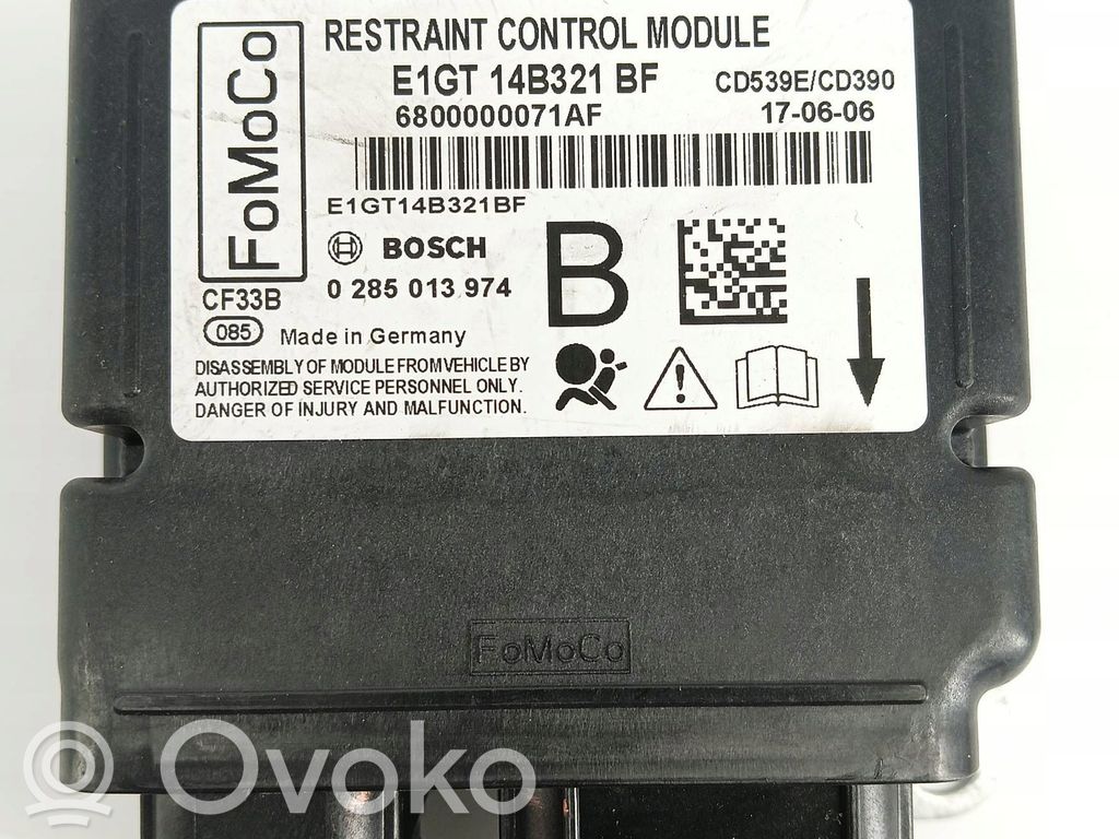 Ford S-MAX Centralina/modulo airbag 