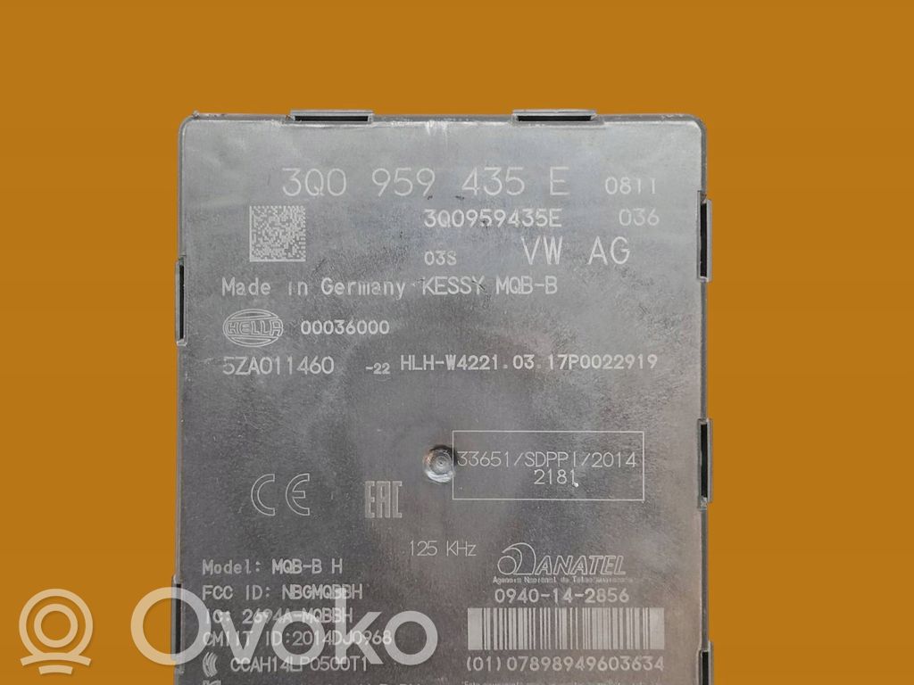 Skoda Superb B8 (3V) Other control units/modules