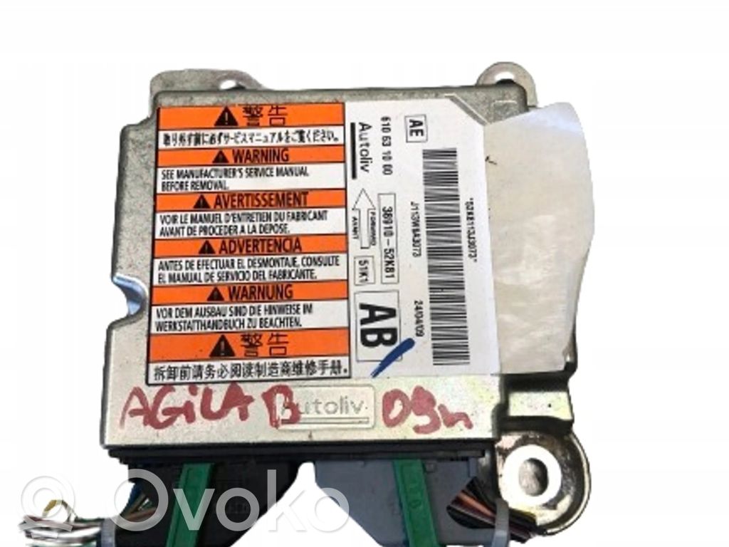 Opel Agila B Unidad de control/módulo del Airbag 