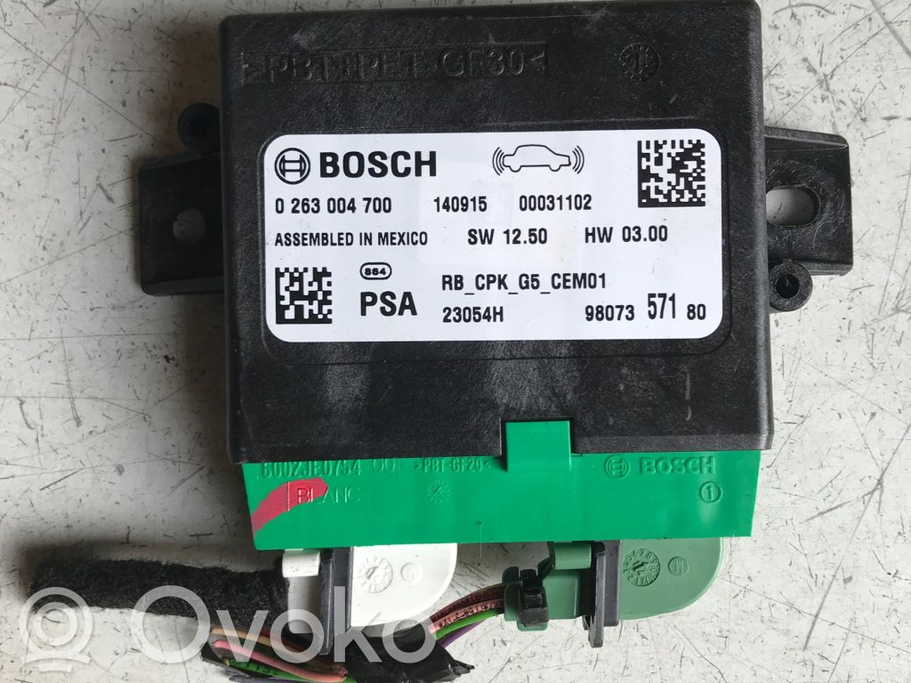 Peugeot 208 I Parking PDC control unit/module 