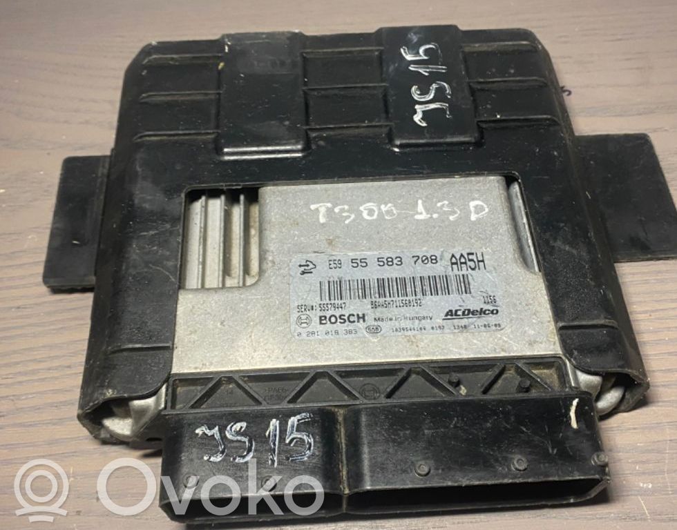 Engine control unit/module   55583708,55579447,0281018383