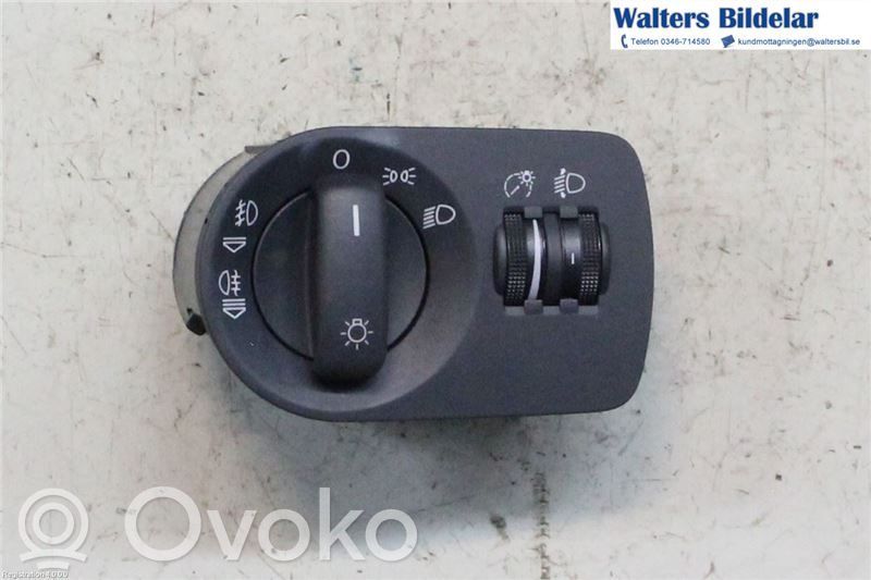 Audi A3 S3 8P Interruptor de luz 