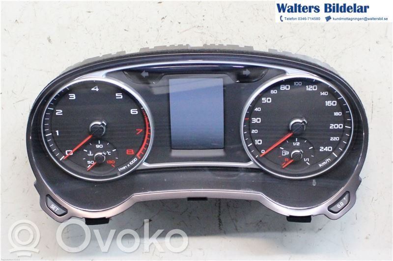 Audi A1 Speedometer (instrument cluster) 