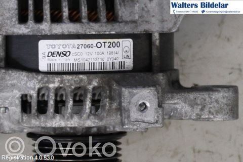 Toyota Auris E180 Alternator 