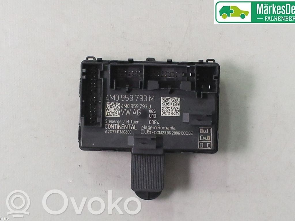 Unité de commande module de porte   4M0959793M,4M0959793M,4M0959793M