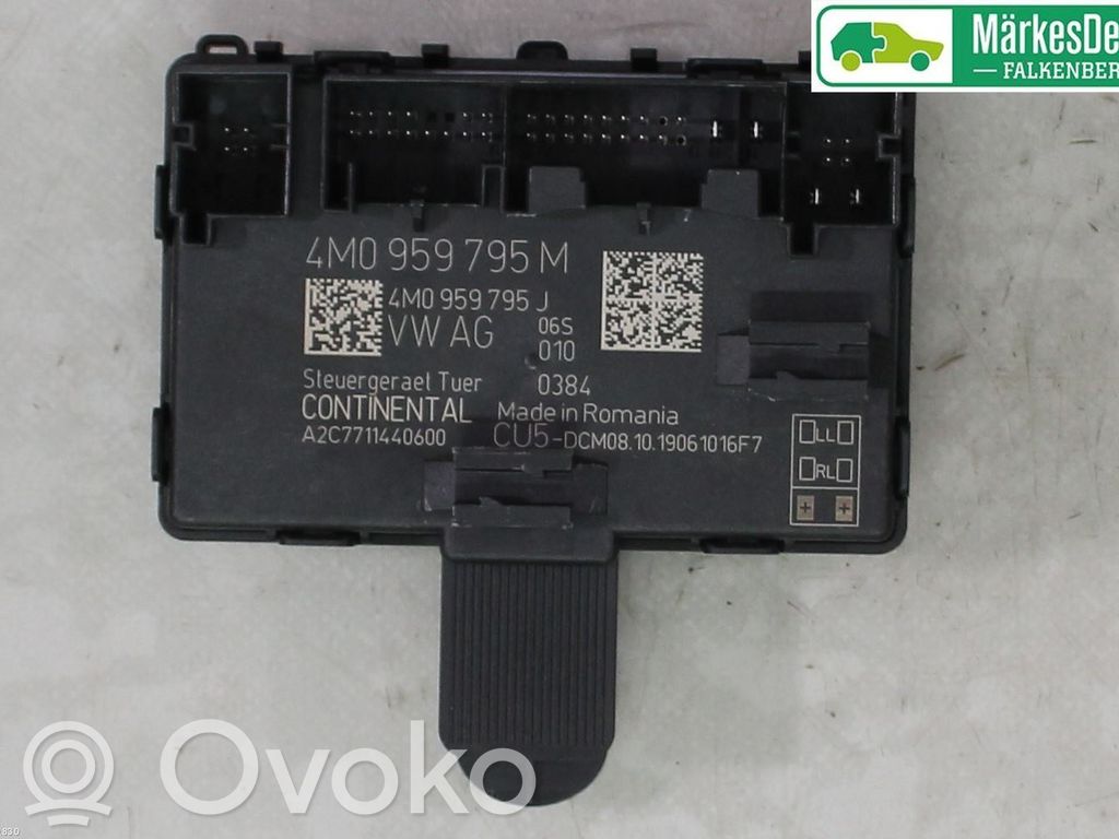 Unité de commande module de porte   4M0959795M,4M0959795M,4M0959795M