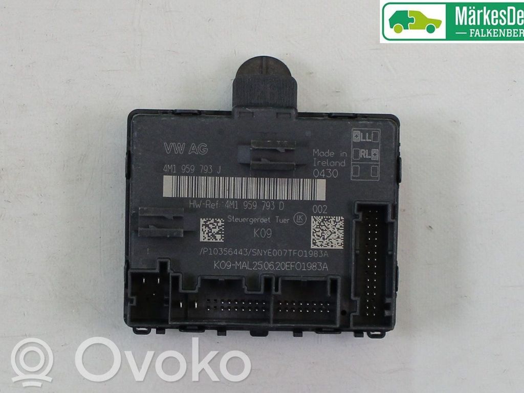 Audi A6 S6 C8 4K Unité de commande module de porte 
