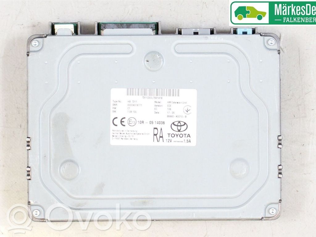 Toyota RAV 4 (XA50) Head unit multimedia control 