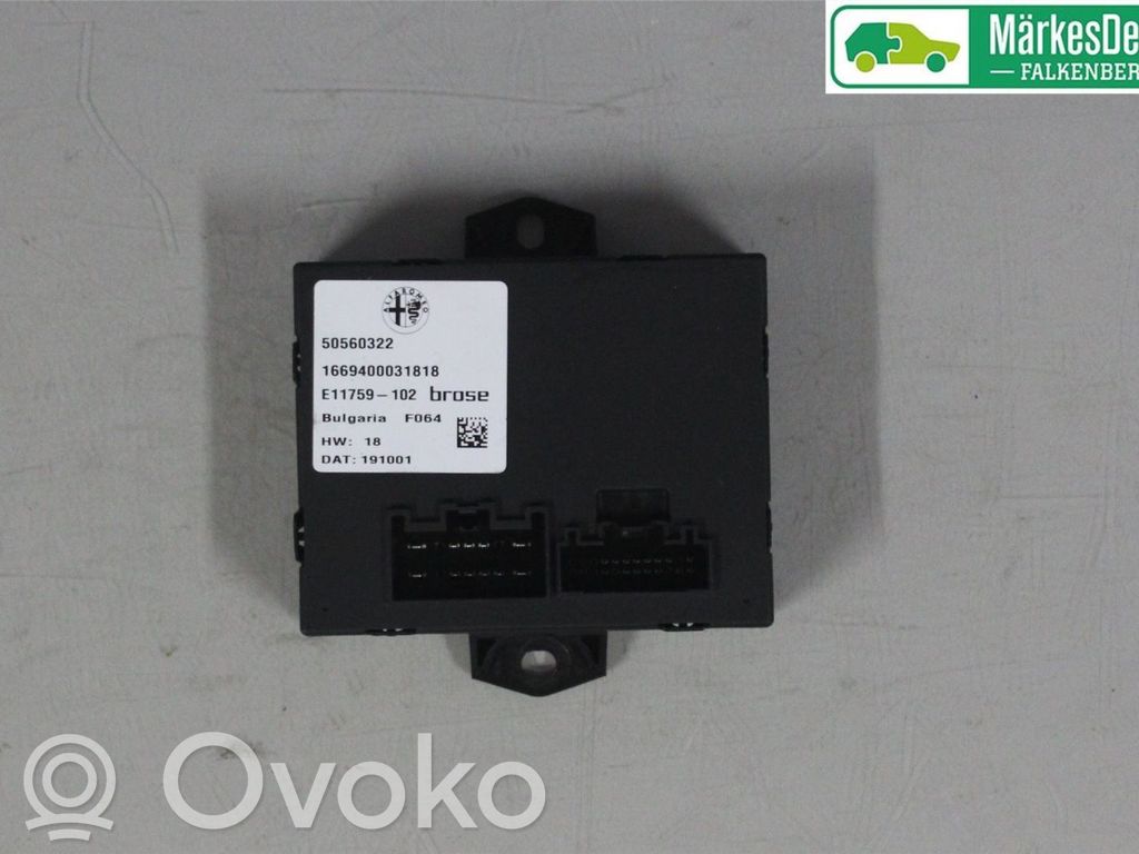 Alfa Romeo Stelvio Altre centraline/moduli 